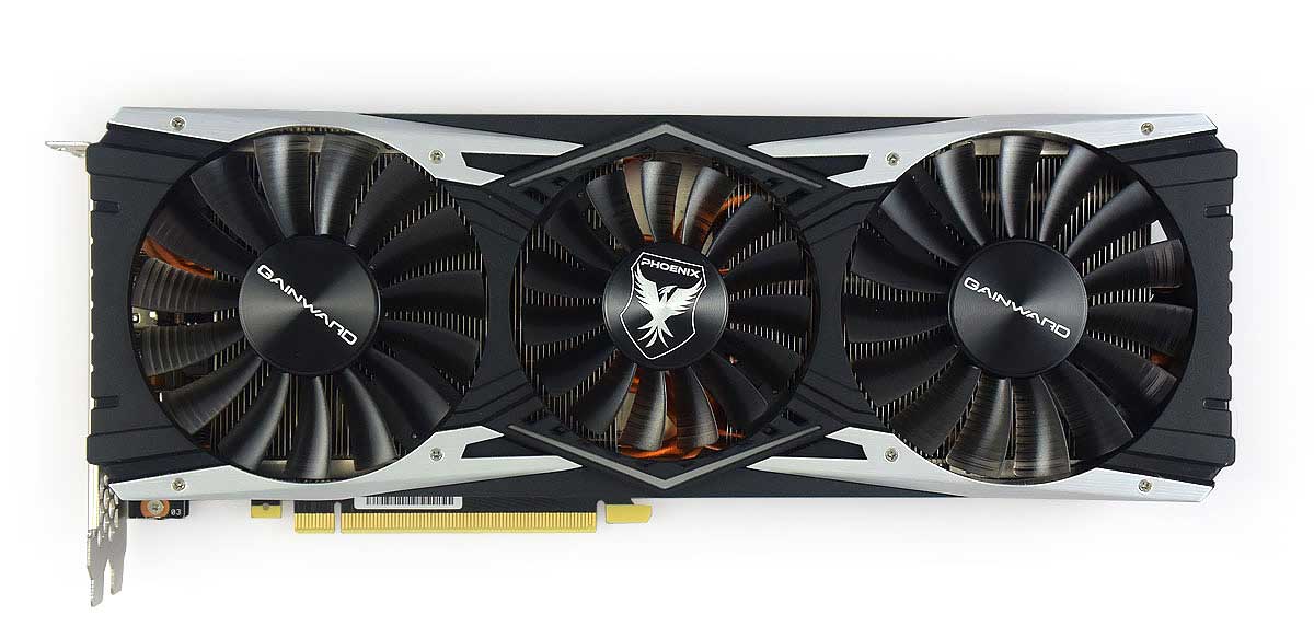 Pro zvětšení klikni Gainward RTX 2080 Ti Phoenix GS; čelní strana