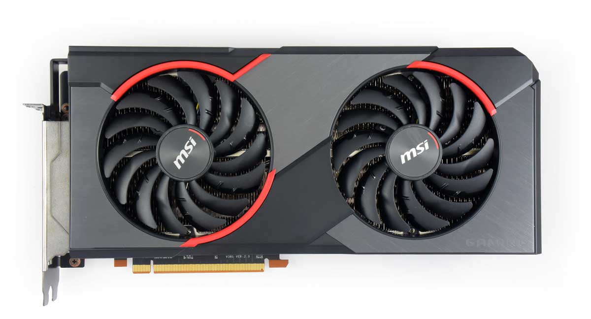 MSI RX 5700 GAMING X 8G; čelní strana