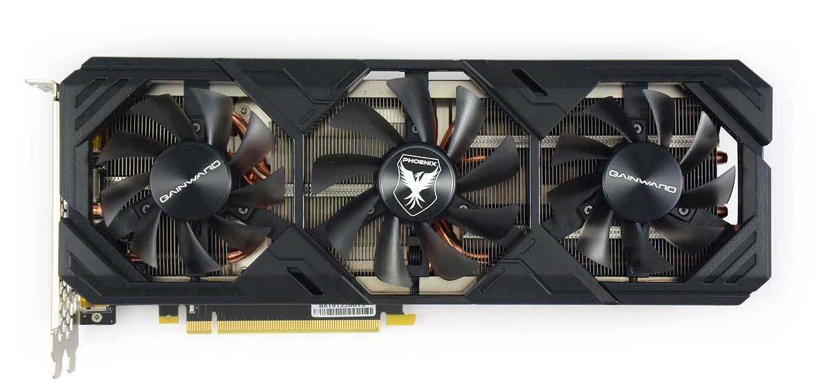 Gainward RTX 2080 SUPER Phoenix GS; čelní strana