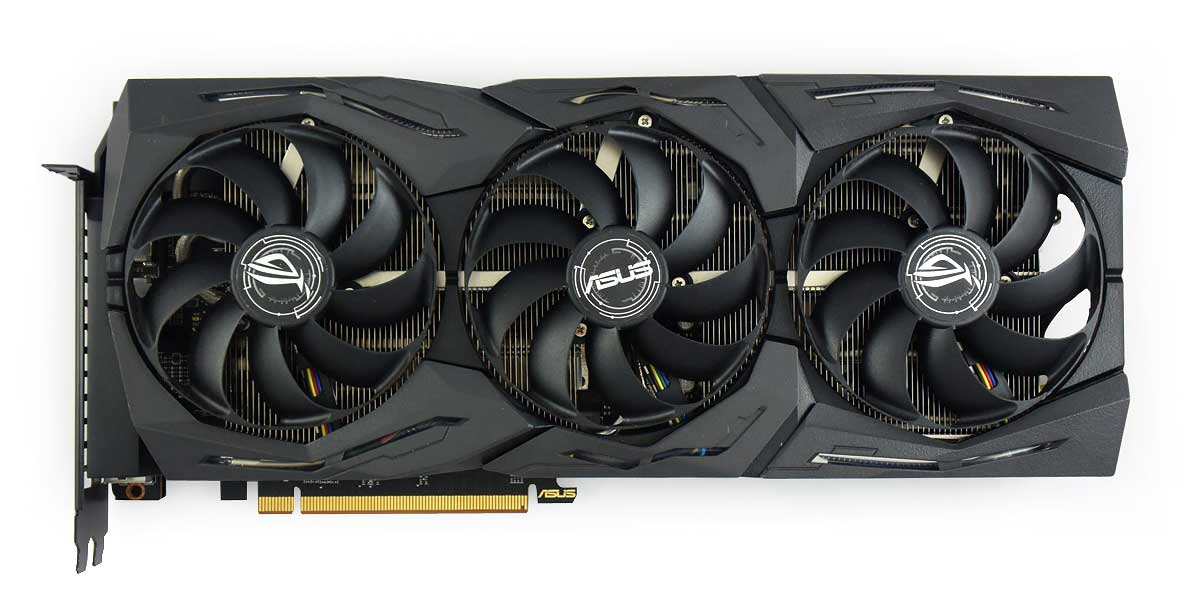 Pro zvětšení klikni Asus STRIX RX 5600 XT T6G Gaming; čelní strana