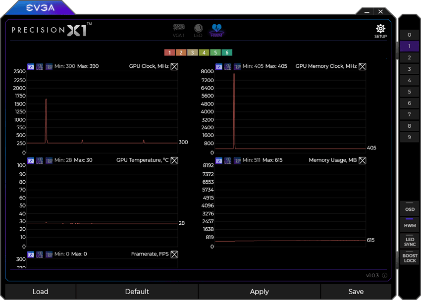 EVGA Precision X1 panel6