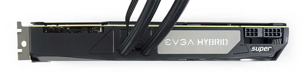 Pro zvětšení klikni EVGA RTX 2080 SUPER XC Hybrid Gaming; horní strana