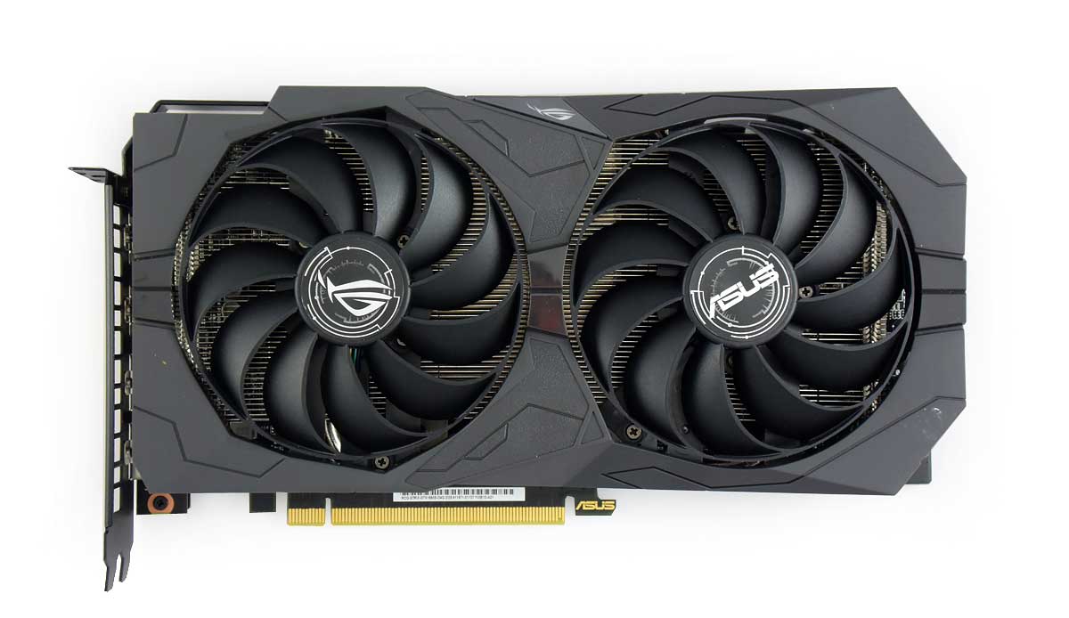 Asus STRIX GTX 1650 SUPER O4G Gaming; čelní strana