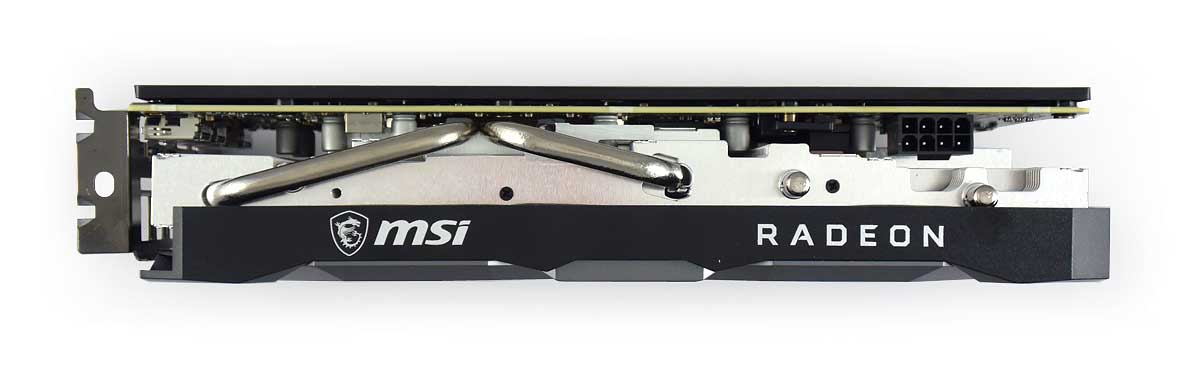 MSI RX 5600 XT MECH OC 6G; vrchní strana