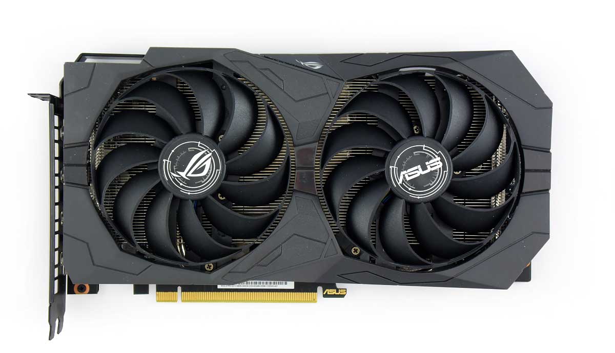 Asus STRIX GTX 1660 SUPER O6G Gaming; čelní strana