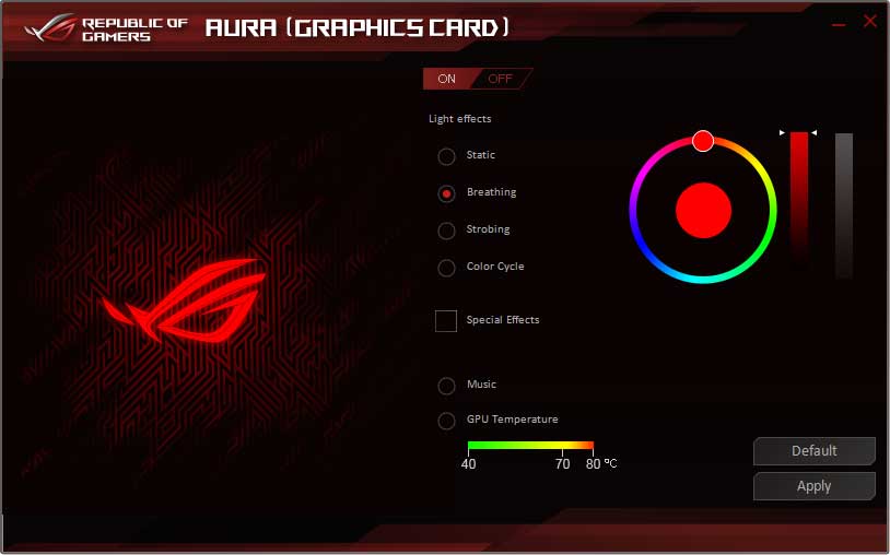 Asus GPU Tweak AURA