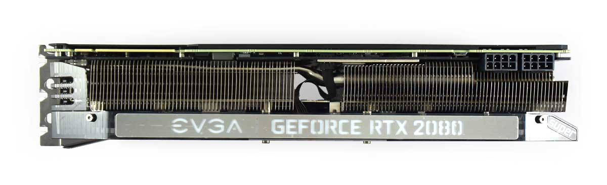 EVGA RTX 2080 SUPER FTW3 ULTRA; horní strana