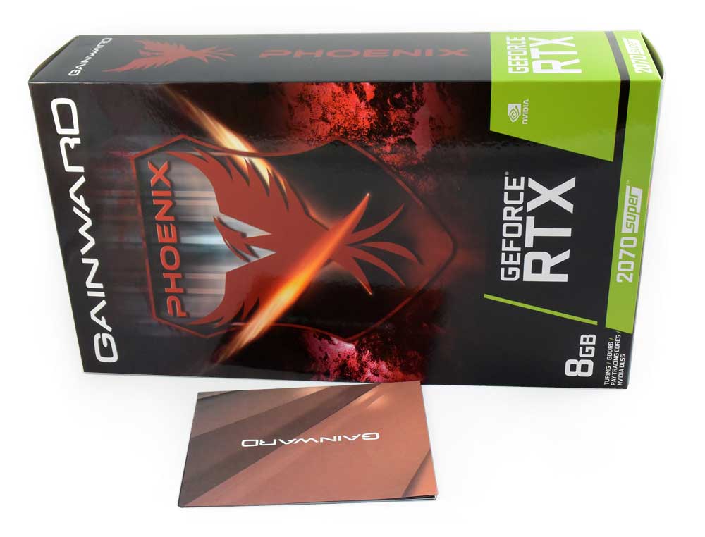 Gainward RTX 2070 SUPER Phoenix V1; balení