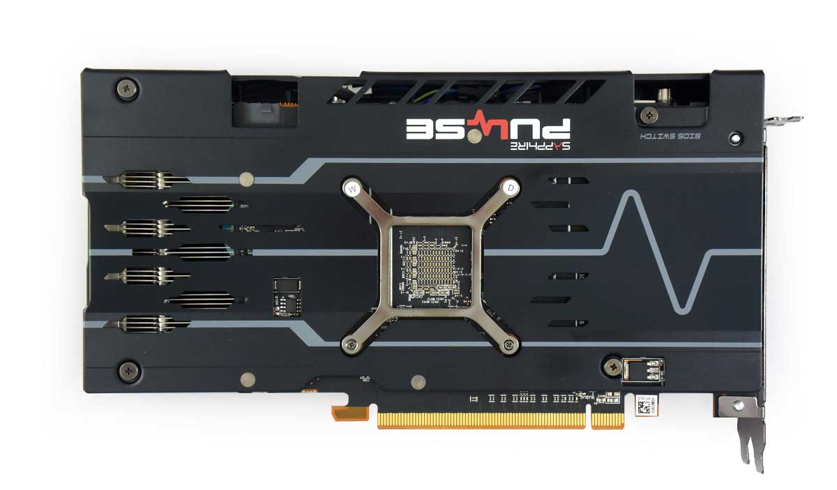 Pro zvětšení klikni Sapphire PULSE RX 5500 XT 8G; zadní strana