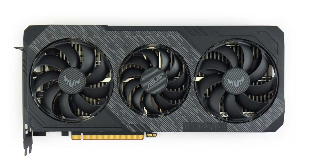 Asus TUF 3 RX 5600 XT O6G EVO Gaming; čelní strana