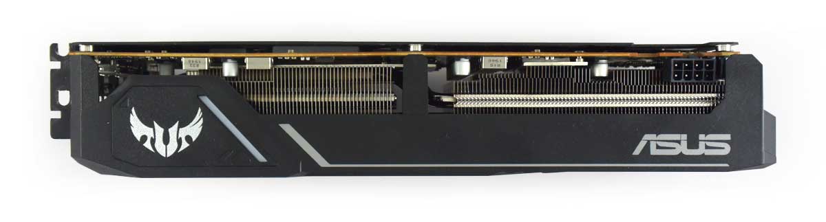 Asus TUF 3 RX 5600 XT O6G EVO Gaming; horní strana