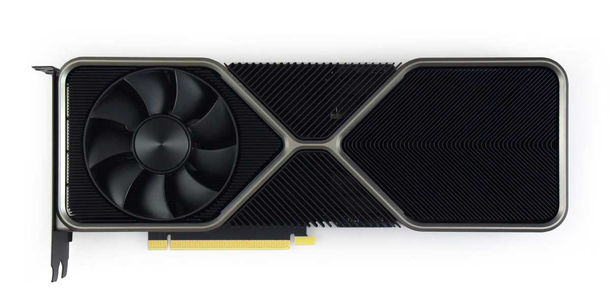 Pro zvětšení klikni NVIDIA RTX 3080 Founders Edition; čelní strana
