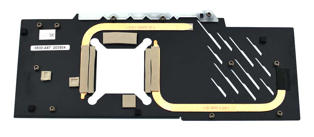 MSI RTX 3090 Gaming X TRIO 24G; backplate