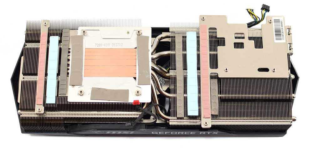 MSI RTX 3090 Ti GAMING X TRIO 24G; chladič