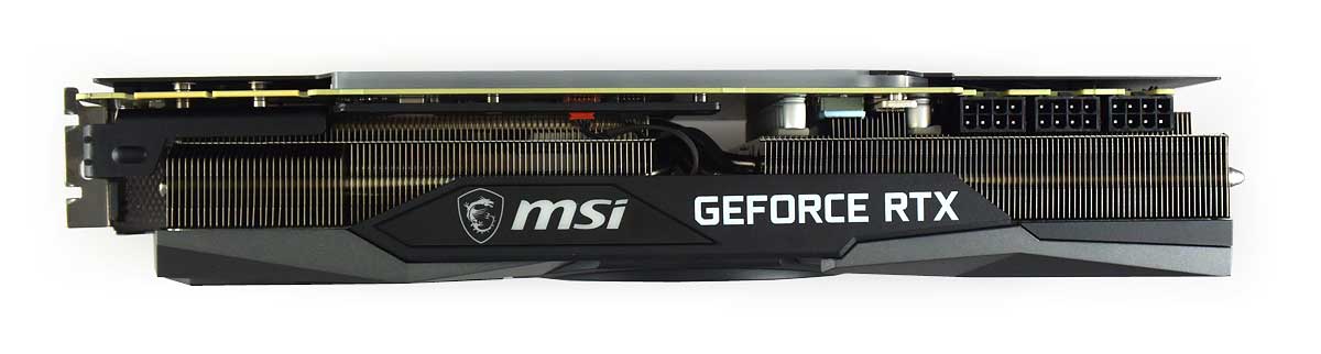 MSI RTX 3090 Gaming X TRIO 24G; horní strana