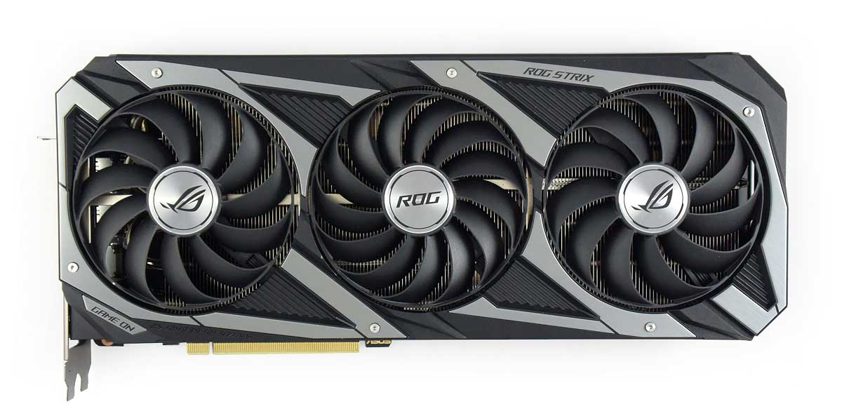 Asus STRIX RTX 3080 O10G Gaming; čelní strana