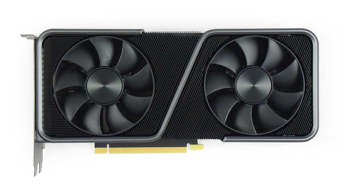 NVIDIA RTX 3070 Founders Edition; čelní strana