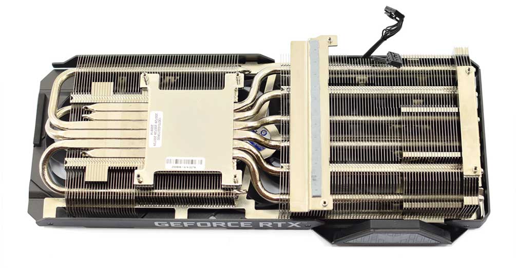 Asus TUF RTX 3080 Ti O12G Gaming; chladič