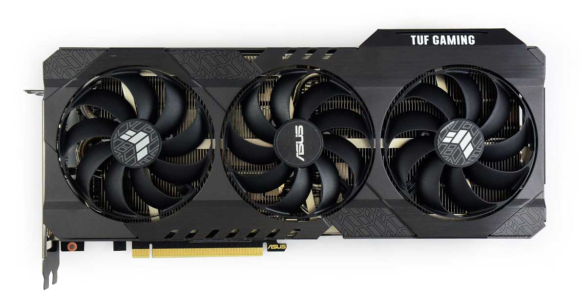 Asus TUF RTX 3080 O10G Gaming; čelní strana