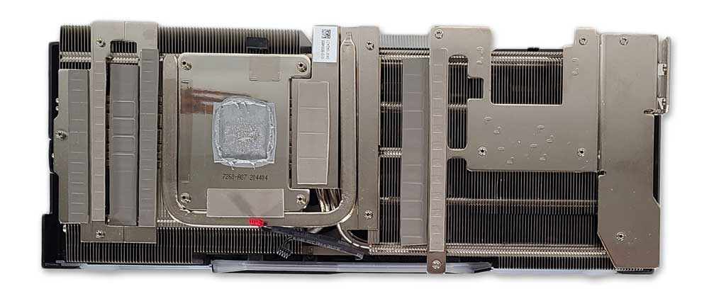 MSI RTX 3080 SUPRIM X 10G; chladič