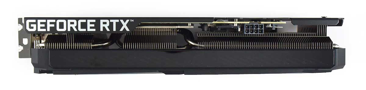Asus STRIX RTX 3060 O12G Gaming; horní strana