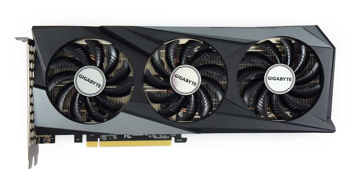 Pro zvětšení klikni Gigabyte RTX 3060 Gaming OC 12G; čelní strana