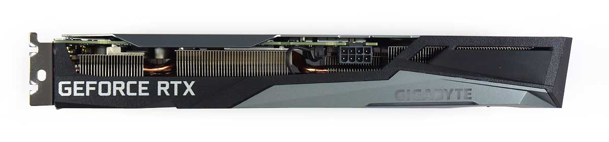 Gigabyte RTX 3060 Gaming OC 12G; horní strana