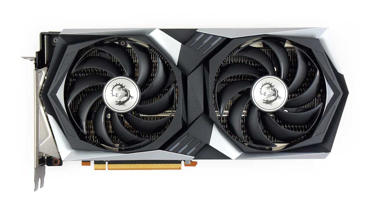 MSI RX 6700 XT Gaming X 12G; čelní strana