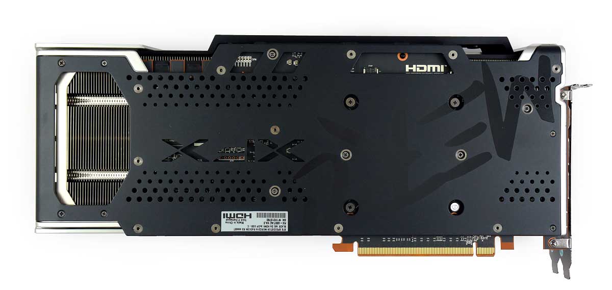 XFX RX 6900 XT Speedster MERC 319 Black; zadní strana