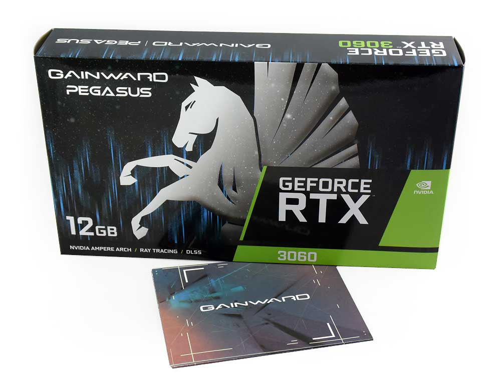 Gainward RTX 3060 Pegasus 12G; balení