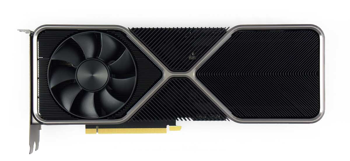 NVIDIA RTX 3080 Ti Founders Edition; čelní strana