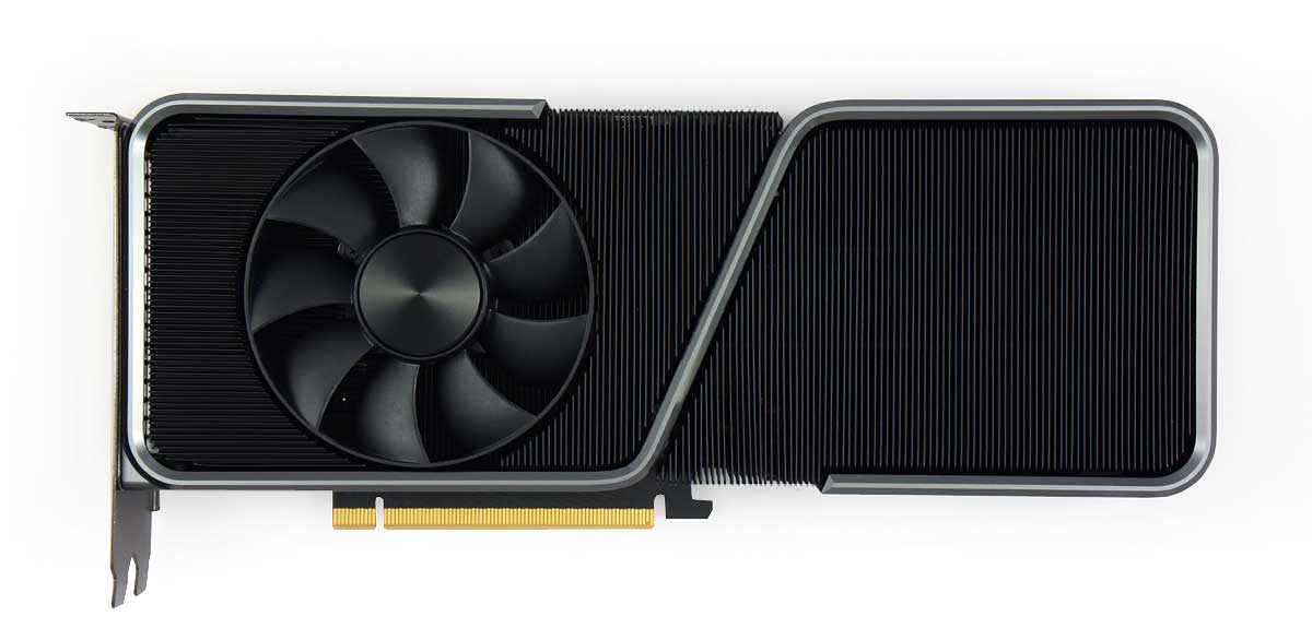 NVIDIA RTX 3070 Ti Founders Edition; čelní strana