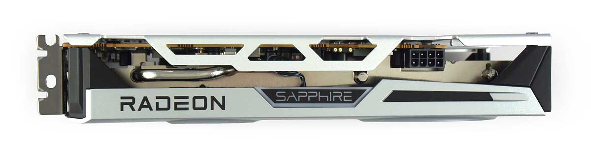 Sapphire NITRO+ RX 6600 XT 8G; horní strana