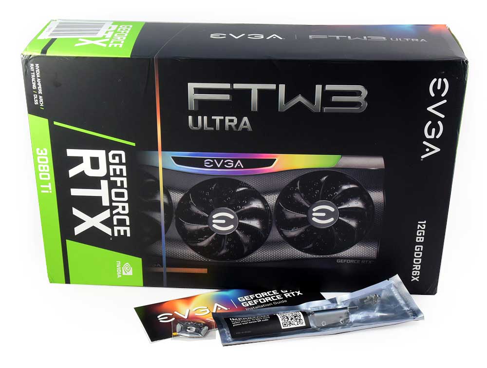 EVGA RTX 3080 Ti FTW3 ULTRA Gaming; balení