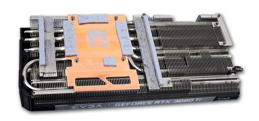 EVGA RTX 3080 Ti FTW3 ULTRA Gaming; chladič