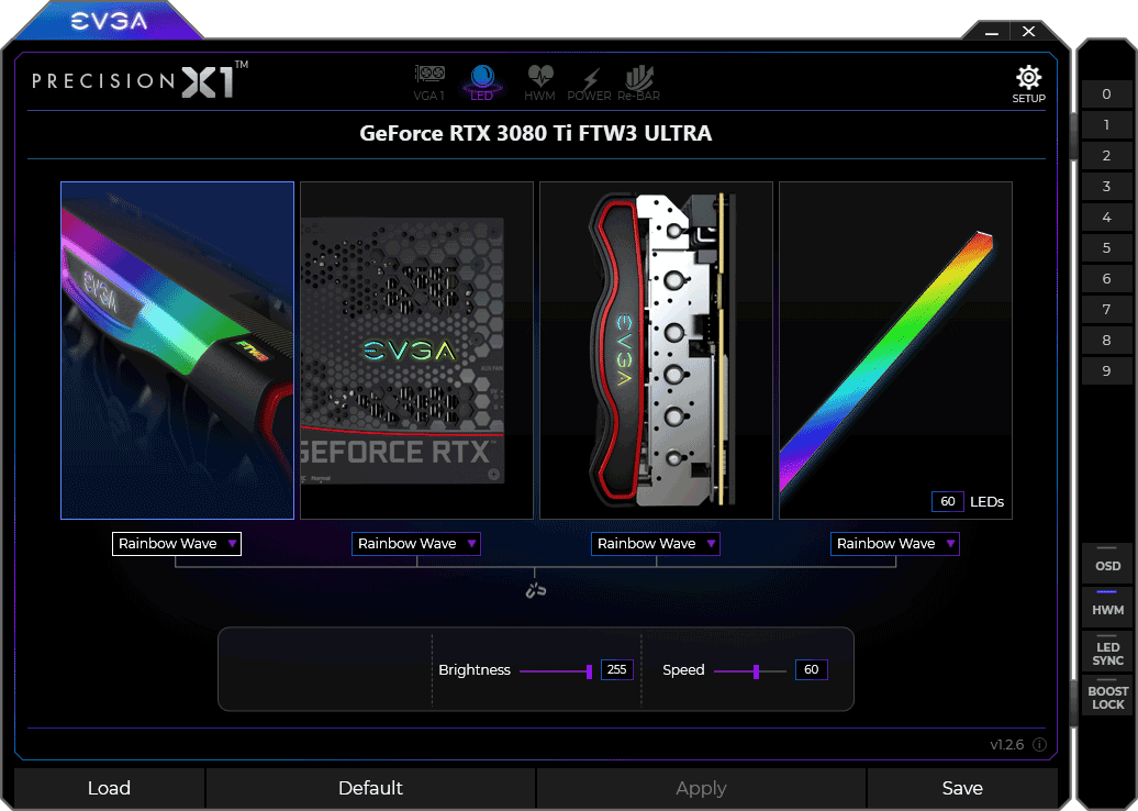 EVGA Precision X1 panel71