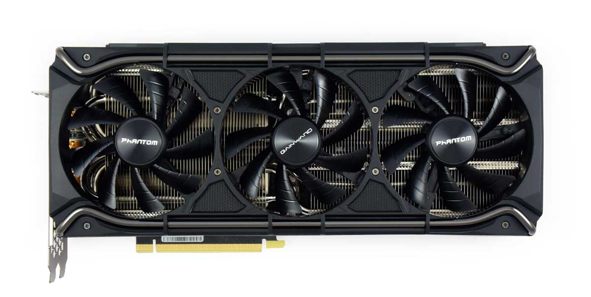 Gainward RTX 3080 Ti Phantom GS 12G; čelní strana