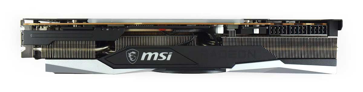 MSI RX 6900 XT Gaming X TRIO 16G; horní strana