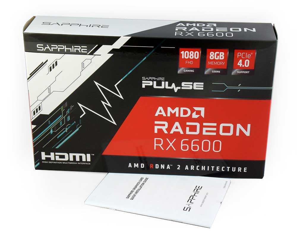 Pro zvětšení klikni Sapphire PULSE RX 6600 8G; balení
