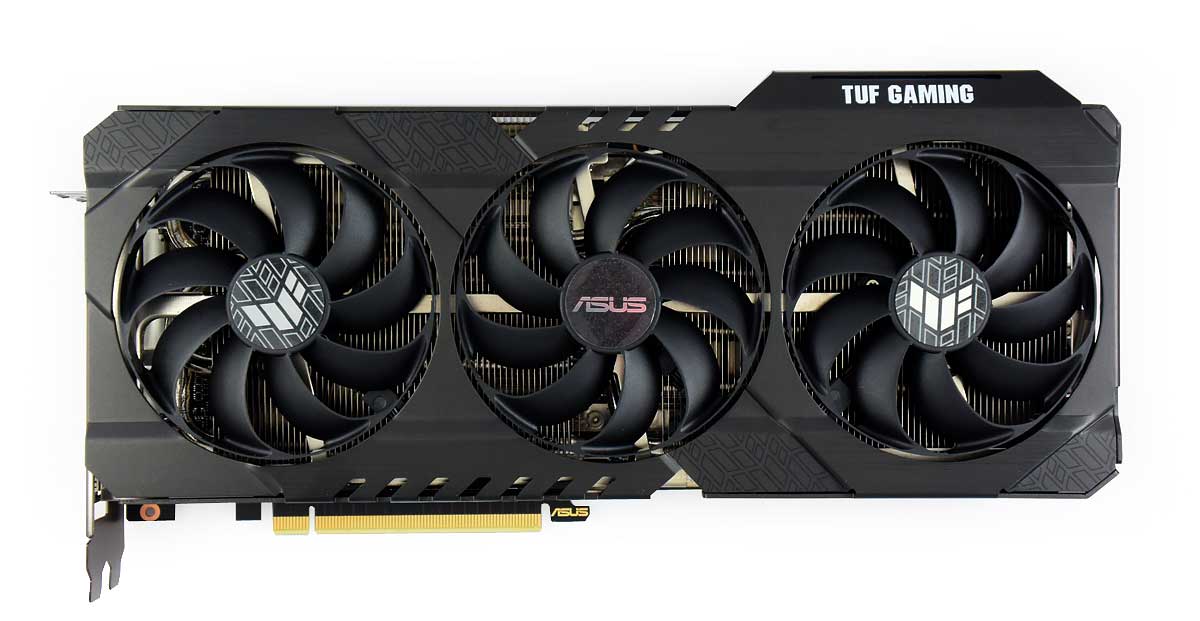 Asus TUF RTX 3080 Ti O12G Gaming; čelní strana