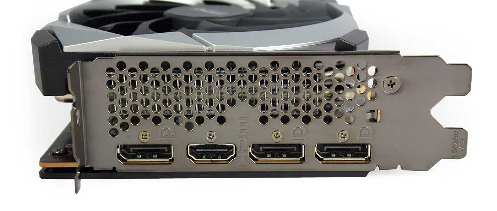 Pro zvětšení klikni MSI RX 6600 MECH 2X 8G obrazové výstupy