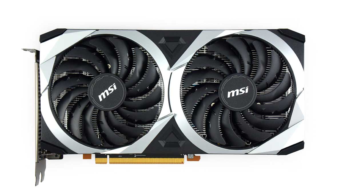 MSI RX 6600 MECH 2X 8G; čelní strana