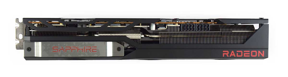 Sapphire PULSE RX 6800 16G; horní strana