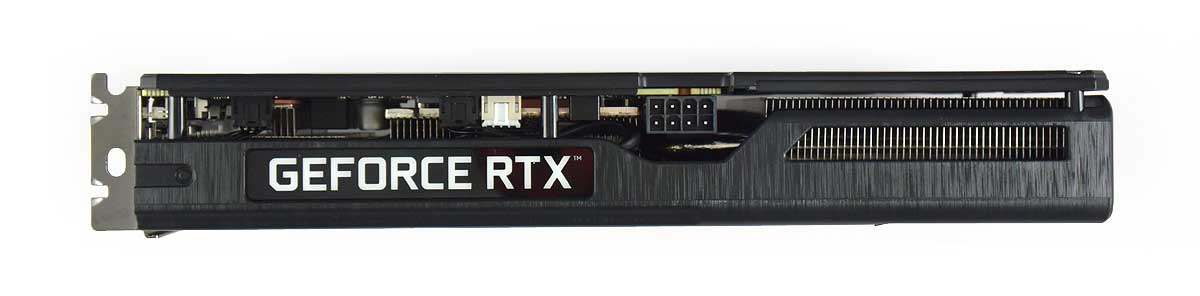 Gainward RTX 3050 GHOST OC 8G; horní strana