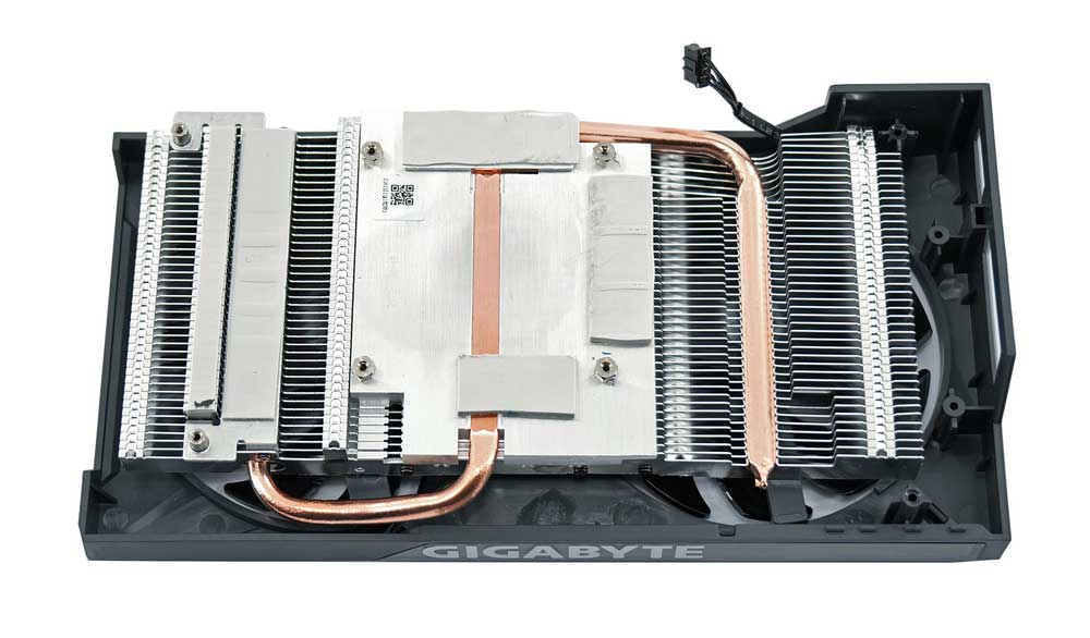 Gigabyte RTX 3050 EAGLE 8G; chladič