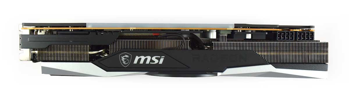 MSI RX 6800 XT Gaming X TRIO 16G; horní strana