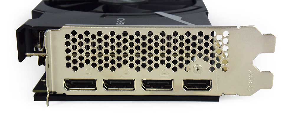 MSI RTX 3050 AERO ITX 8G obrazové výstupy