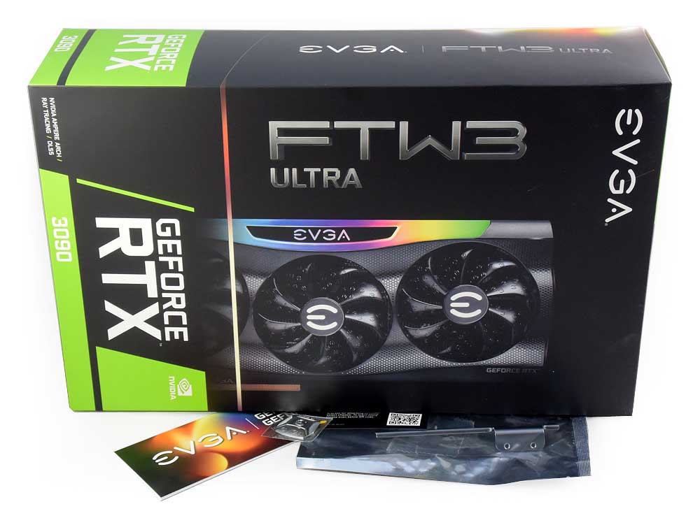 EVGA RTX 3090 FTW3 ULTRA Gaming; balení