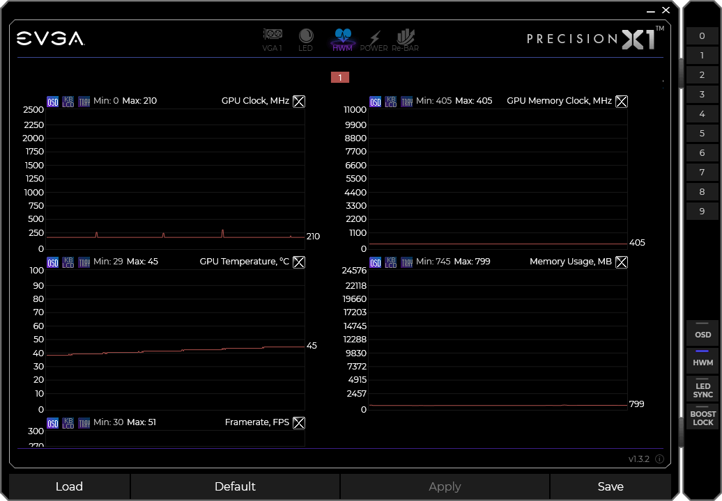 EVGA Precision X1 panel6