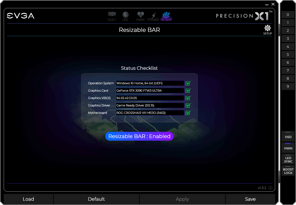 EVGA Precision X1 panel7